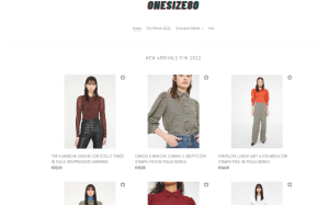 Visita lo shopping online di OneSize80