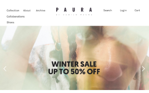 Visita lo shopping online di Paura Clothing