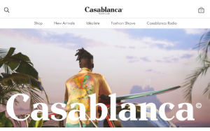 Visita lo shopping online di Casablanca Paris