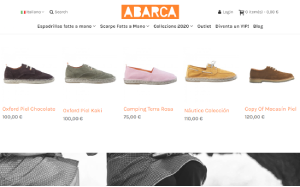 Visita lo shopping online di Abarca