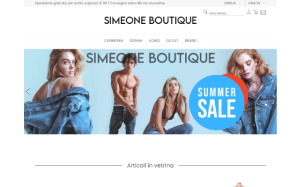 Visita lo shopping online di Simeone Boutique
