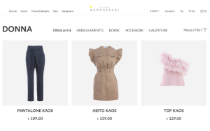 Visita lo shopping online di Filippo Marchesani