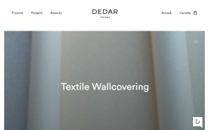 Visita lo shopping online di Dedar