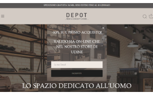 Visita lo shopping online di Depot Store
