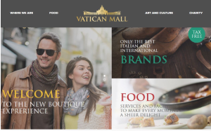 Visita lo shopping online di Vatican Mall