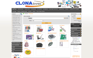 Visita lo shopping online di Clona system
