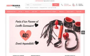 Visita lo shopping online di SexoMania