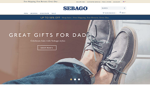Visita lo shopping online di Sebago