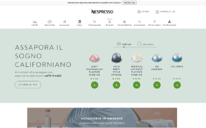Visita lo shopping online di Nespresso