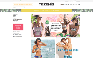 Visita lo shopping online di TEZENIS