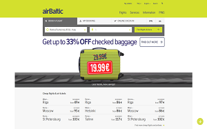 Visita lo shopping online di airBaltic