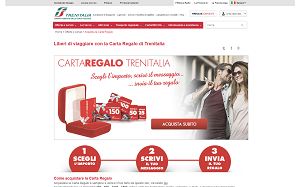 Visita lo shopping online di Carta Regalo di Trenitalia