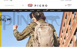 Visita lo shopping online di Pigro store