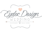 EYDER Wedding design logo