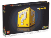 Blocco punto interrogativo Super Mario 64 LEGO logo