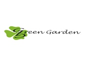 Green garden flower bulbs logo