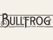Bullfrog Barber shop logo