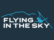 Flying in the sky logo