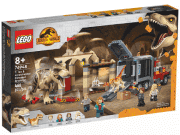 La fuga del T. rex e dell’Atrociraptor Lego logo
