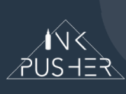Ink Pusher. logo