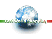 Fast world shopping logo
