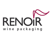 Renoir wine packaging logo