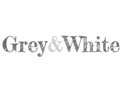 Grey and White logo