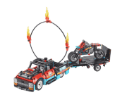 Truck e moto dello Stunt Show Lego logo