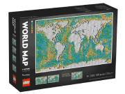 Mappa del mondo Lego ART codice sconto