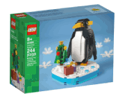 Pinguino di Natale LEGO logo