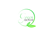 Green active logo