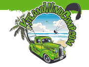 Kite and wind camp logo