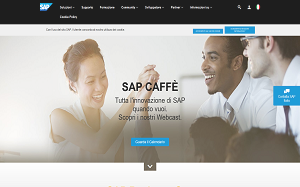 Il sito online di SAP