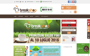 Il sito online di Break Shop