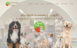 Il sito online di Animal's Club