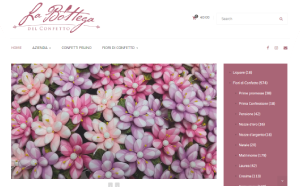 Il sito online di La Bottega del confetto