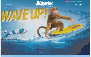 Il sito online di Aquafan Riccione