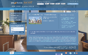 Il sito online di Hotel Ascot