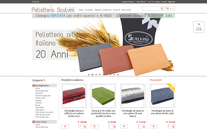 Il sito online di Pelletteria Scalvini