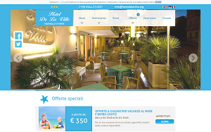 Il sito online di Hotel De La Ville Rimini