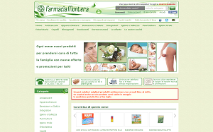 Il sito online di Farmacia Montera