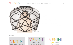Il sito online di Venini