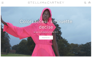 Il sito online di Stella McCartney
