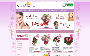 Visita lo shopping online di Spediscifiori.com