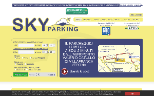 Il sito online di Sky parking Verona