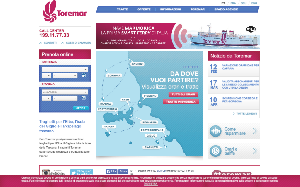 Il sito online di Toremar