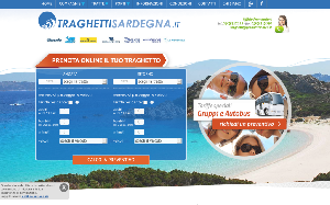 Il sito online di Traghetti Sardegna