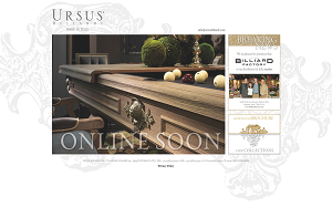 Il sito online di Ursus Biliardi