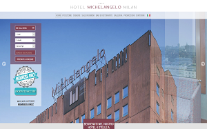 Il sito online di Hotel Michelangelo Milano