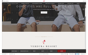 Il sito online di Verdura Golf & Spa Resort